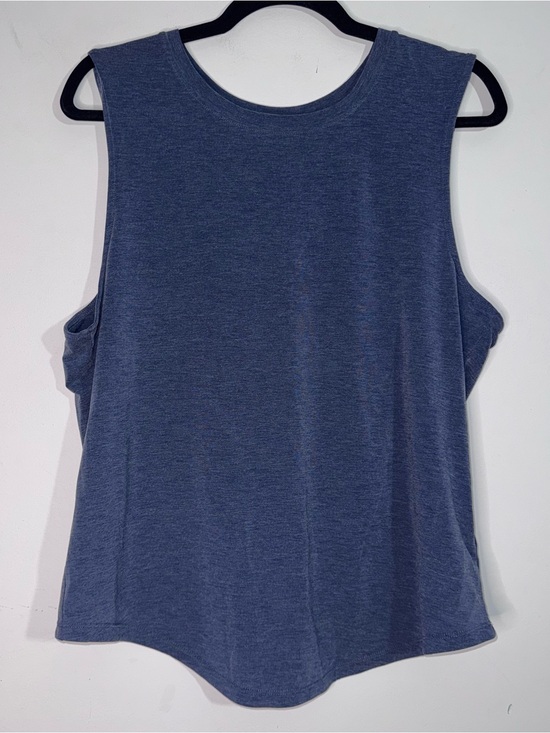 Prana Tops - prAna Sleeveless Athletic Tank Top Blue Open Back Detail Women’s Large